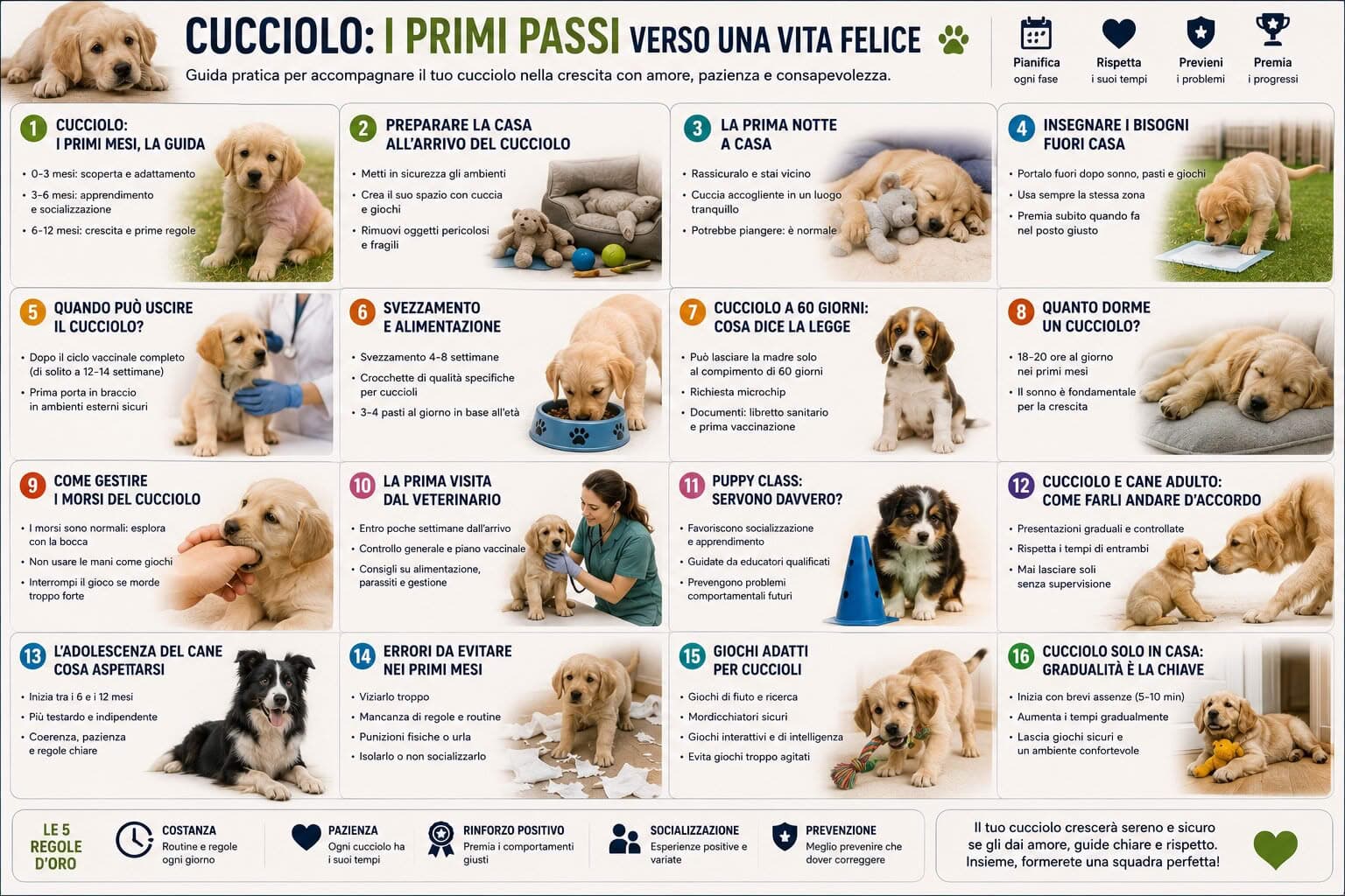 Il Cucciolo in Casa: La Guida Completa ai Primi Mesi