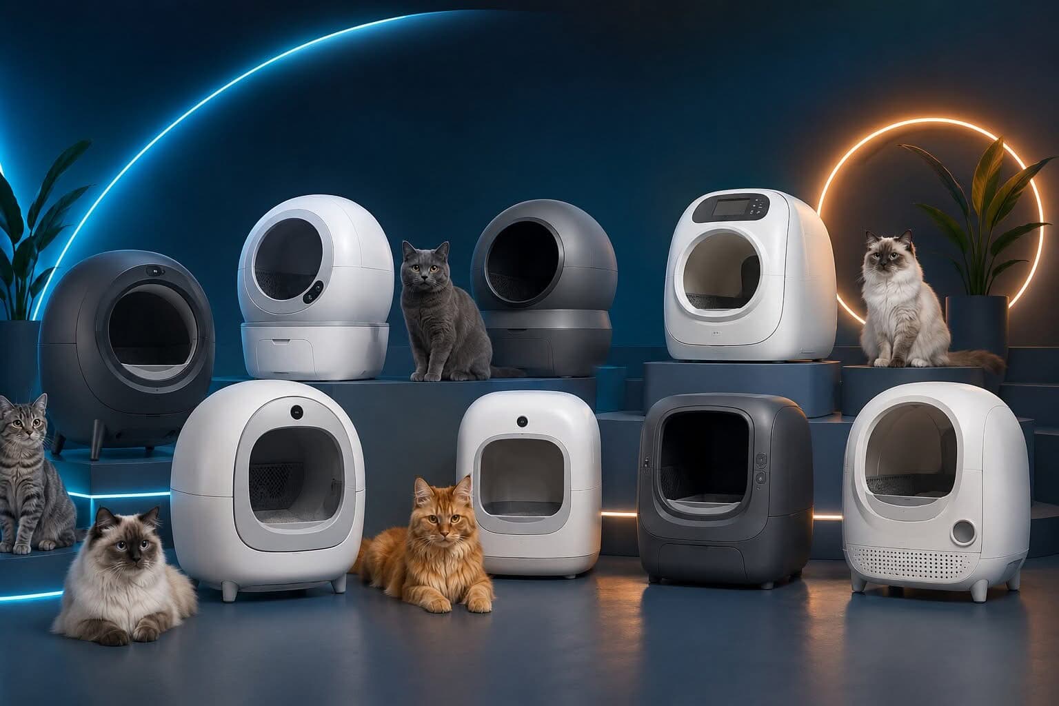 Lettiere Automatiche per Gatti Grandi e Maine Coon