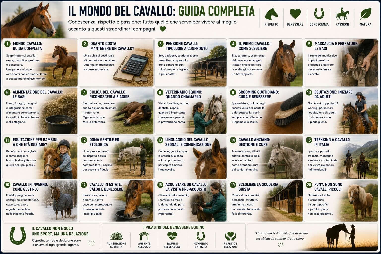 Vivere il Cavallo: Guida per Proprietari e Aspiranti Tali