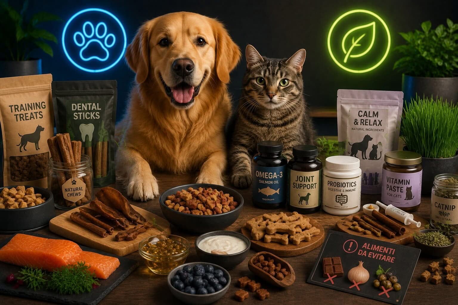 Snack e Integratori per Cani e Gatti: Guida all’Uso Intelligente